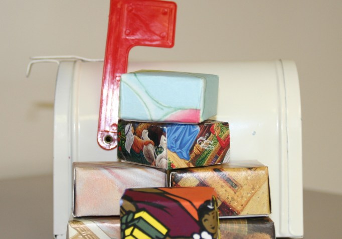 mailbox and presents